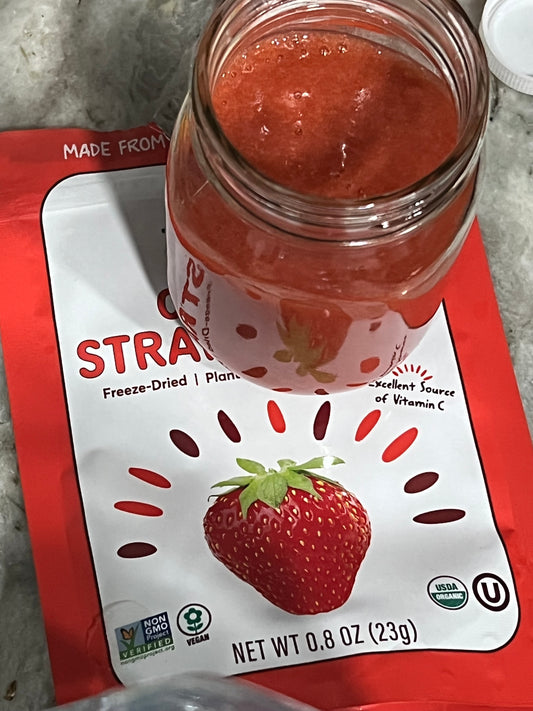 Strawberry Infused Seamoss - Mosslifeshop